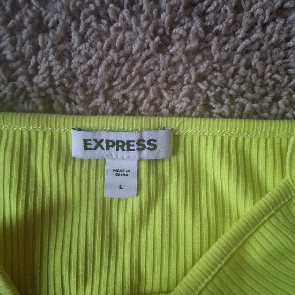 Express Neon Yellow Top
